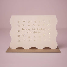 Load image into Gallery viewer, Sunshine Wavy Birthday Card