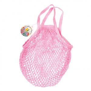 Organic Cotton String Bag Baby Pink