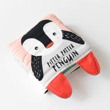 Load image into Gallery viewer, Pitter Patter Penguin Soft Cloth Book