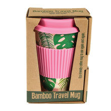 Load image into Gallery viewer, Tropical Bamboo Travel Mug