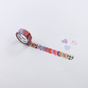 Washi Tape Heart Stickers