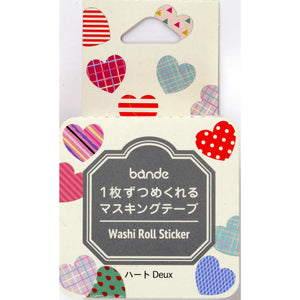 Washi Tape Heart Stickers