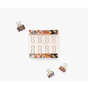 Floral Binder Clips