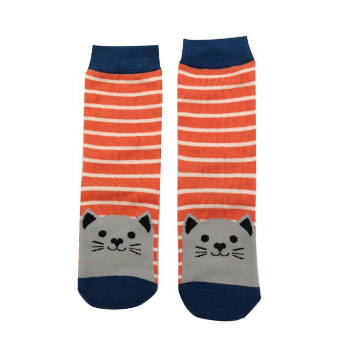 Gift Box Cat And Dogs Bamboo Socks - Age 4-6 Years