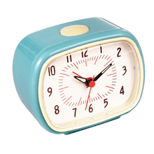 Load image into Gallery viewer, Blue Retro Alarm Clock