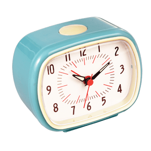 Blue Retro Alarm Clock