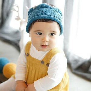 Knitted Crown Blue
