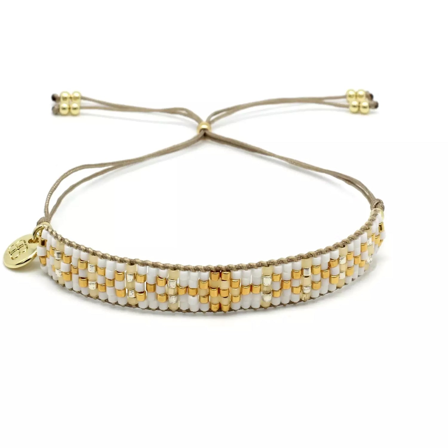Matira Gold Beaded Friendship Bracelet