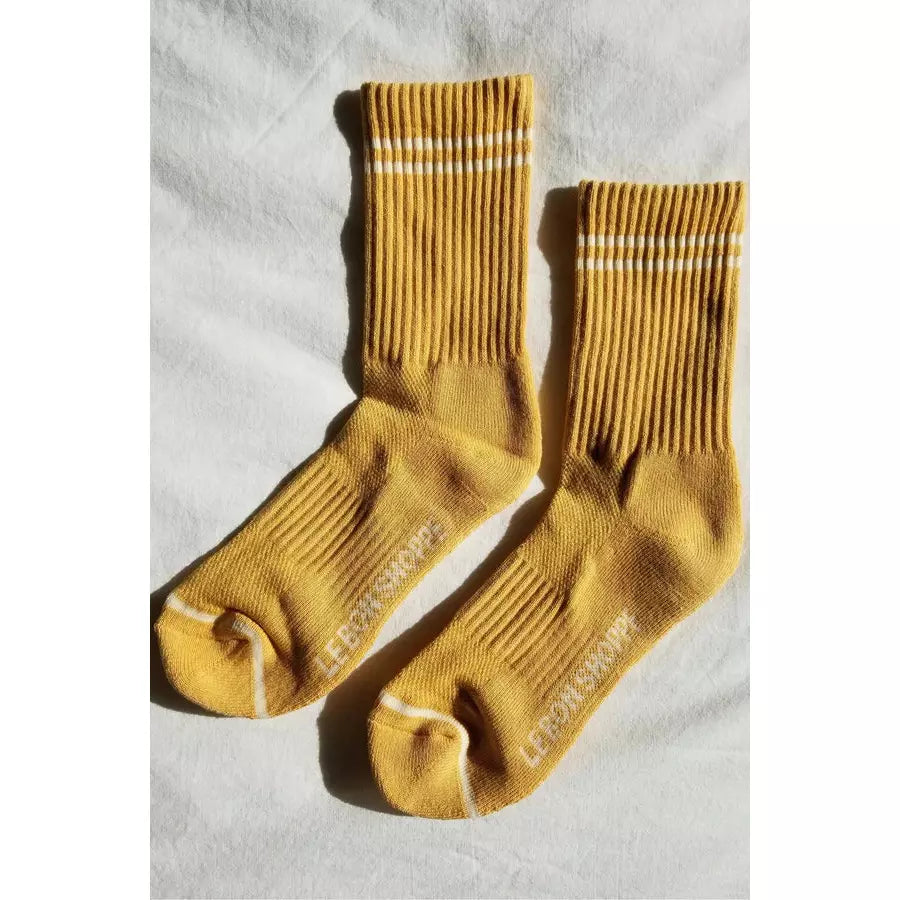Boyfriend Socks: Butter
