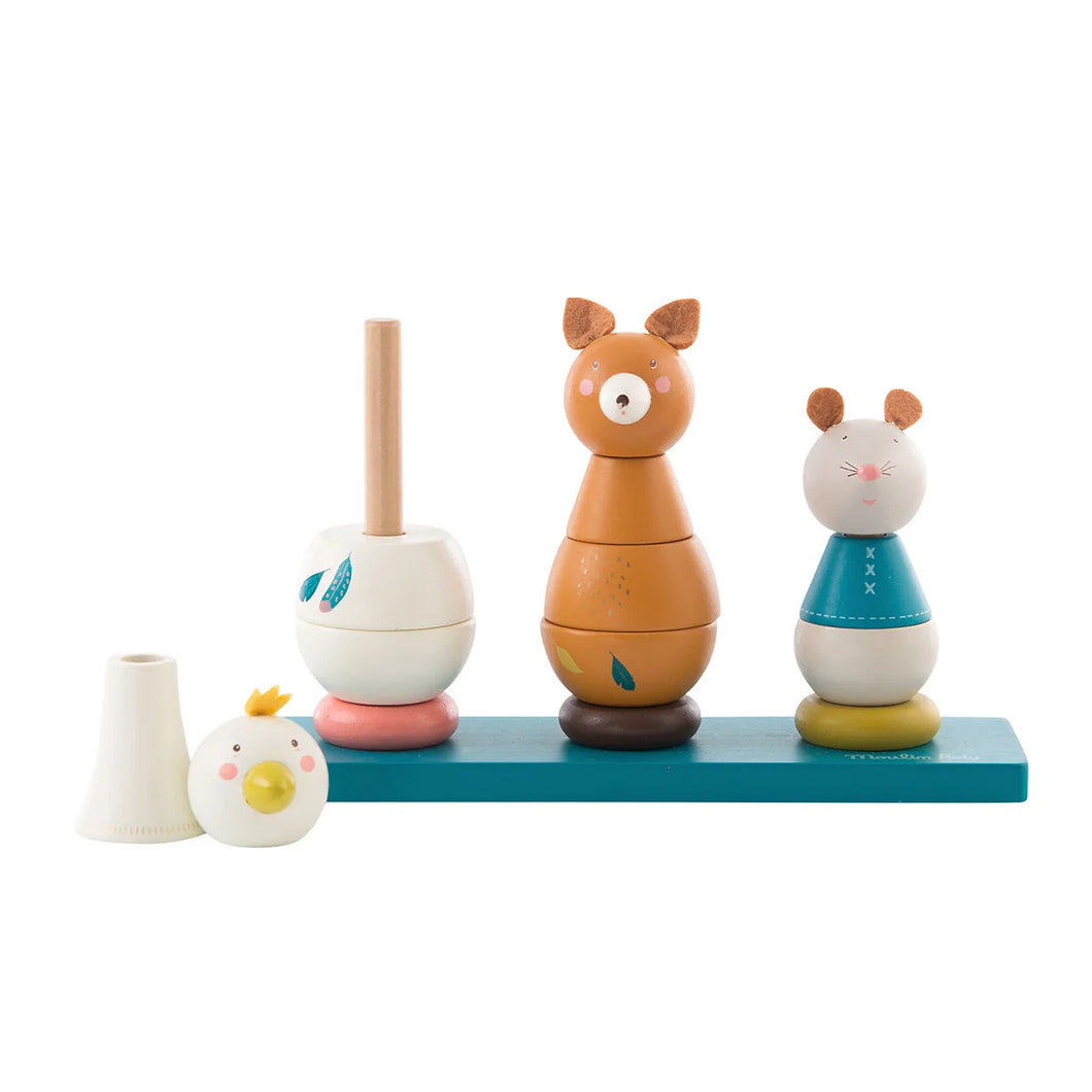Wooden Stacking Animals