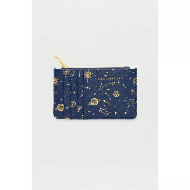 Navy Celestial Card Purse