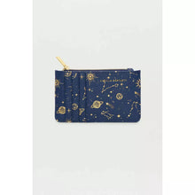 Load image into Gallery viewer, Navy Celestial Card Purse