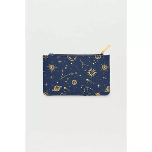 Navy Celestial Card Purse