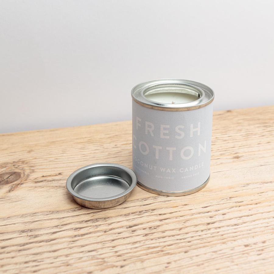 Fresh Cotton Scented Concious Candle