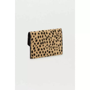 Cheetah Textured Envelope Card Purse