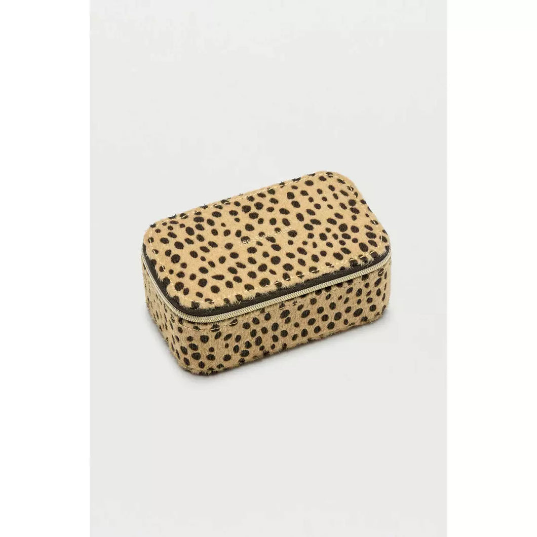 Cheetah Textured Jewellery Box