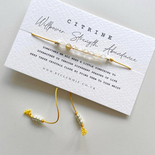 Citrine Crystal Bracelet