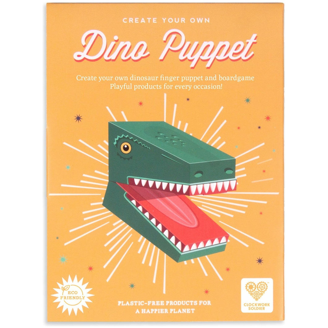 Create Your Own Dino Finger Puppet