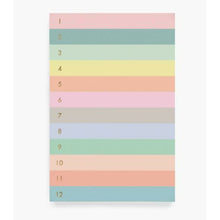 Load image into Gallery viewer, Numbered Colour Block Memo Pad