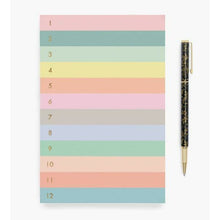 Load image into Gallery viewer, Numbered Colour Block Memo Pad