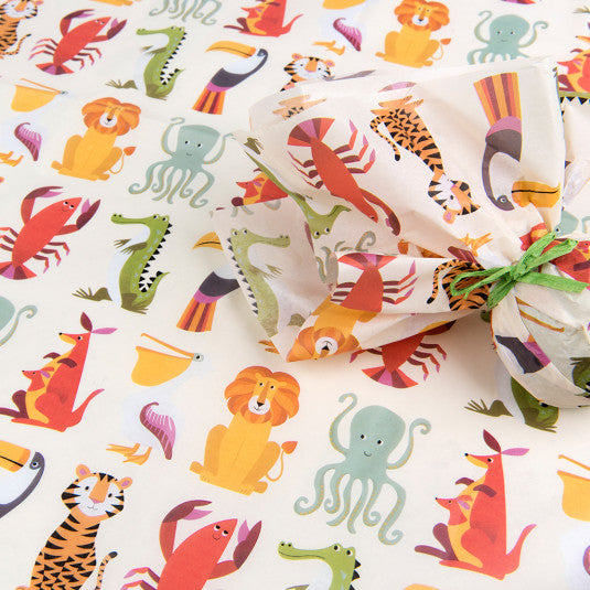 Colourful Creatures Tissue Paper