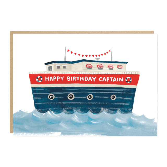 Happy Birthday Captain Card