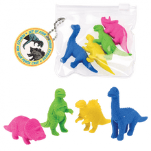 Load image into Gallery viewer, Colourful Dinosaur Erasers
