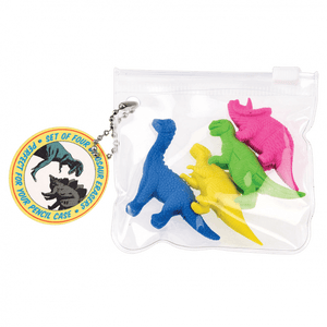 Colourful Dinosaur Erasers