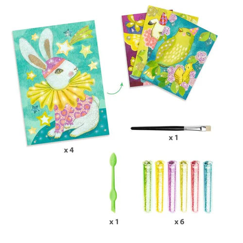 Animal Glitter Boards