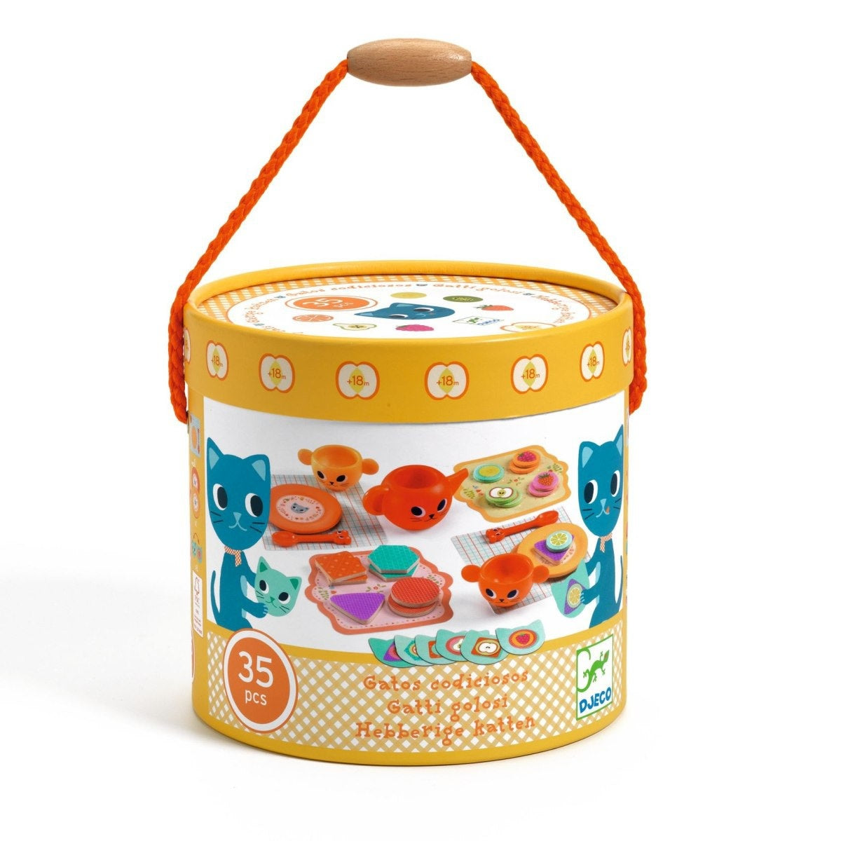 Cats Wooden Tea Play Set