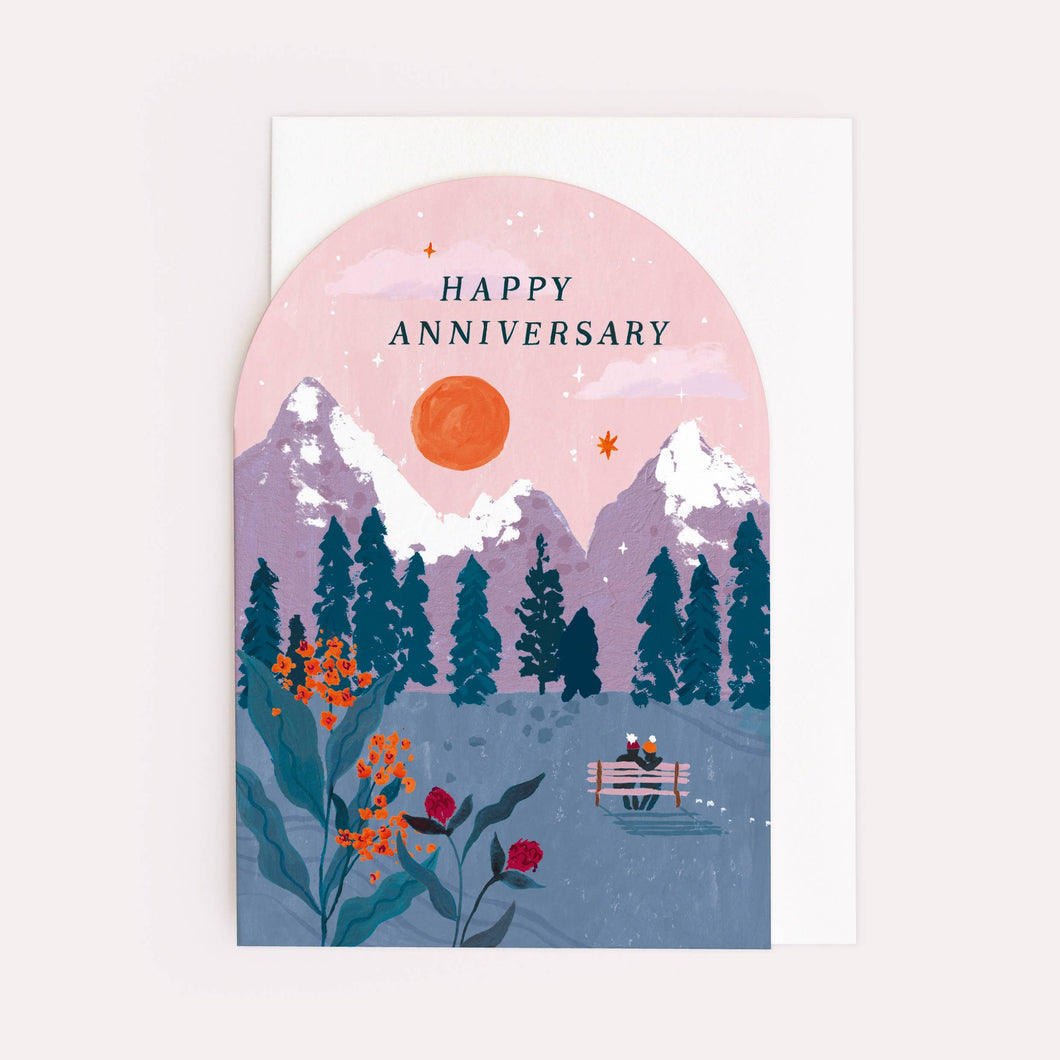 Anniversary Sunset Card