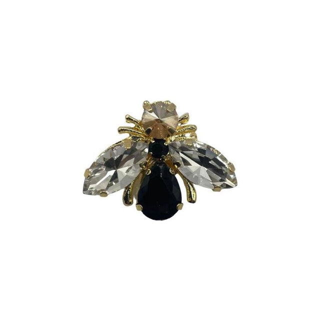 Black Luna Bee Pin