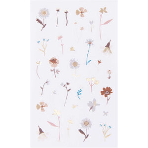 Earthy Floral Stickers