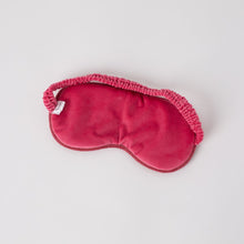 Load image into Gallery viewer, Bees Dusky Pink Velvet Eye Mask