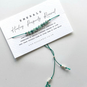 Emerald Crystal Bracelet