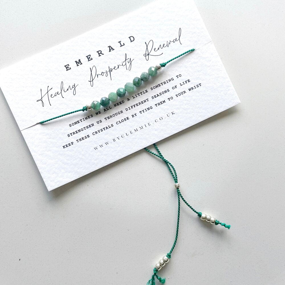 Emerald Crystal Bracelet