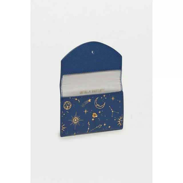 Navy Celestial Envelope Card Purse