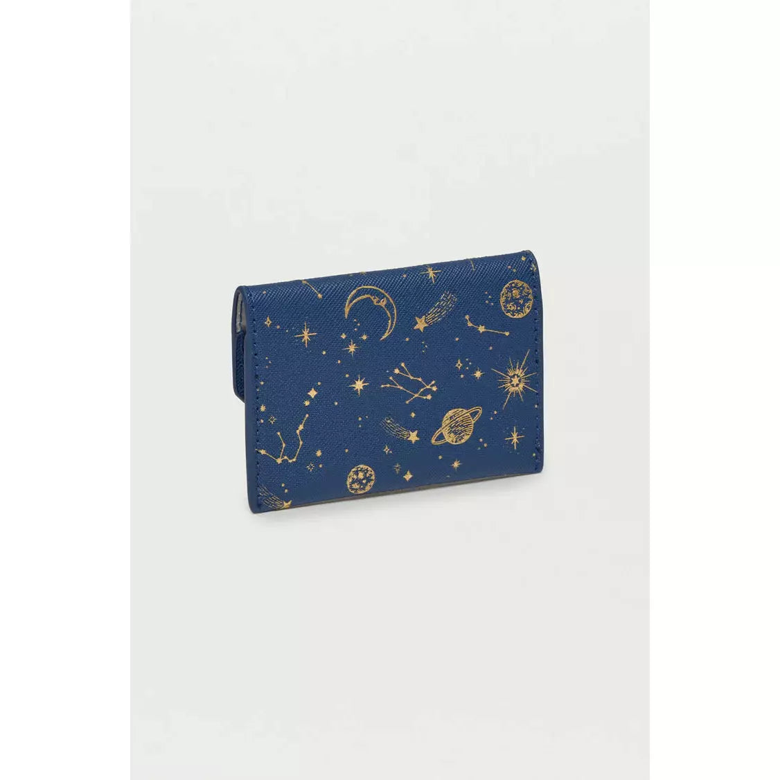 Navy Celestial Envelope Card Purse