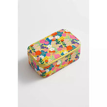 Load image into Gallery viewer, Yellow Floral Print Jewellery Box