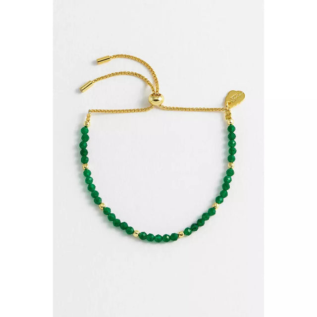 Green Agate Gemstone Amelia Bracelet