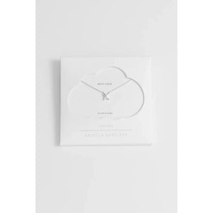 Kiss Silver Plated Necklace