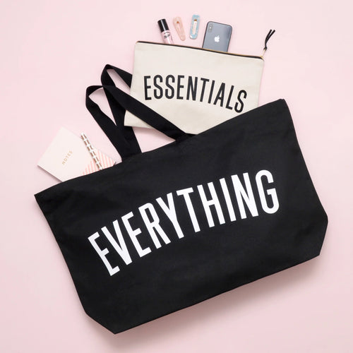Everything Really Big Black Bag