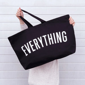 Everything Really Big Black Bag