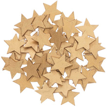 Load image into Gallery viewer, Gold Star Wooden Confetti
