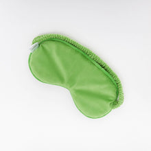 Load image into Gallery viewer, Green Daisy Velvet Eye Mask