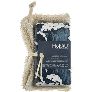H2 Eau Mineral Sea Soap And Exfoliating Pouch