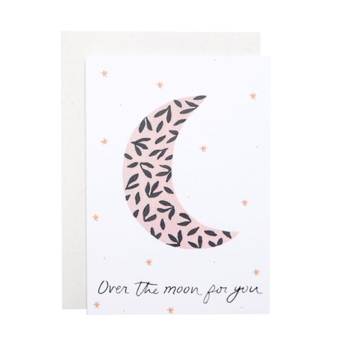 Over The Moon Card