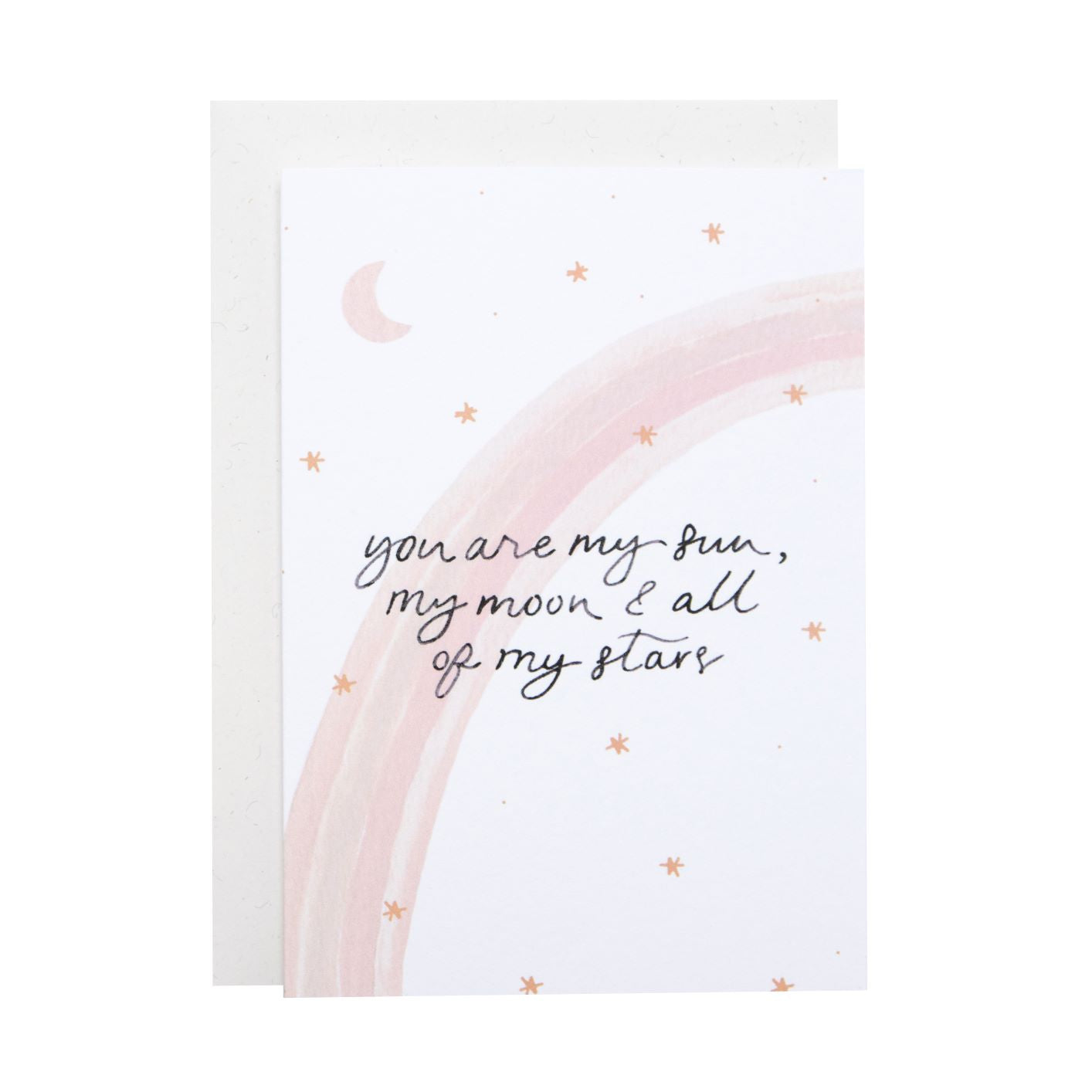 You Are My Moon Card