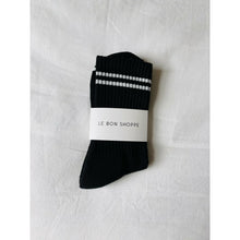 Load image into Gallery viewer, Boyfriend Socks - Black Noir