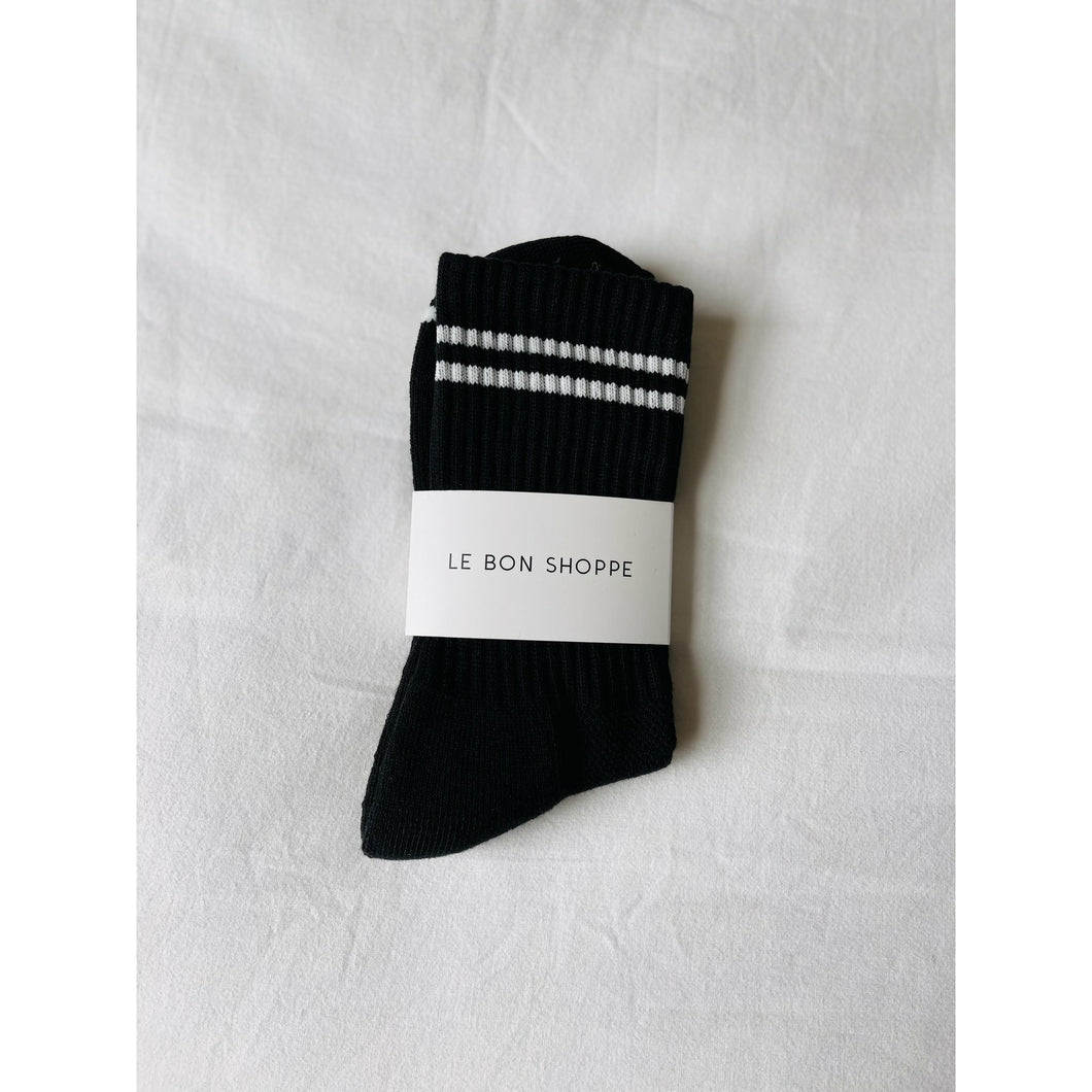 Boyfriend Socks - Black Noir